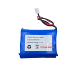 Pin Sạc Lithium-ion 3S 12V 2500mAh Jack XH 2.54mm (Tích Hợp Mạch BMS 20A)