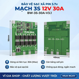 Mạch Bảo Vệ Sạc Xả 3S 12.6V 30A BW Có Cân Bằng Cho Pin Lithium-Ion 18650