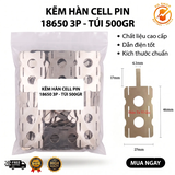 Kẽm Miếng Vuông 3P Hàn Cell Pin 18650 Dày 0.2mm (Túi 500g)