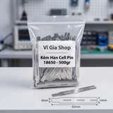 Kẽm Miếng Thanh Đơn 3P Dài 62mm Dày 0.2mm Nối 3 Cell Pin 18650 (Túi 500g)