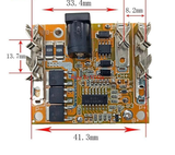 Mạch Pin 5S 65A Dooxing Bản Mạch Vàng Chân Phổ Thông M21 Cho Máy Khoan Tải Cao