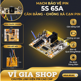 Mạch Pin 5S 65A Dooxing Bản Mạch Vàng Chân Phổ Thông M21 Cho Máy Khoan Tải Cao