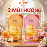 Nước Xả Vải AIKO Túi 1L Công Nghệ Hạt Lưu Hương Nano Mềm Vải Tự Nhiên