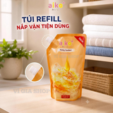 Nước Xả Vải AIKO Túi 1L Công Nghệ Hạt Lưu Hương Nano Mềm Vải Tự Nhiên