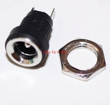 Jack Nguồn Cái DC-022B 5.5x2.1mm Bắt Vít Có Đai Ốc Chịu Tải 5A