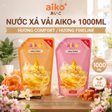 Combo Bộ Đôi Giặt Xả AIKO Tiết Kiệm (1 Túi Nước Giặt Sinh Học 3.2L + 1 Túi Nước Xả Vải Đậm Đặc 1L)