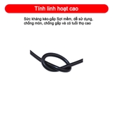 Dây Điện Silicon AWG Chịu Nhiệt Chống Cháy 200°C Lõi Đồng Mạ Niken (16AWG - 18AWG - 24AWG)