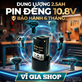 Pin Thay Thế 10.8V - 12V 2.5Ah Chân Chọt Nhét Báng (Tương Thích Máy M-Series Đời Cũ)