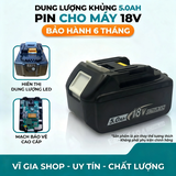 Pin Đóng 18V - 21V 5Ah Mạch Zin Nhận Sạc Hãng Chân Phổ Thông 4cm (Tương Thích Máy M-Series LXT)