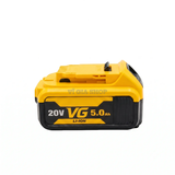 Pin Thay Thế 18V - 20V Max 5Ah Dòng Xả Cao 50A Chân Ray Trượt (Tương Thích Hệ Máy D-Series)
