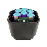 Vỏ Pin Máy Khoan Cắm Đứng 12V Chứa 6 Cell 18650 Kèm Tem Và Phụ Kiện Đầy Đủ