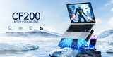 Giá đỡ Laptop Macbook Rapoo kèm 2 quạt tản nhiệt CF200 Black 13357