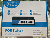 Bộ chia POE 8 cổng OYEL EL-8FE-2FE-96W 100Mbps