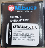 Hộp mực 83A (CF283A/CRG337) Mitsuco - Dùng cho máy in HP MFP M125 127 M225 M201 Canon MF229 226 216 215 224 222 217 211 212 227