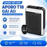 Máy trợ giảng APORO T18 2.4G -Loại micro cài áo