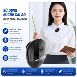 Máy trợ giảng APORO T18 2.4G -Loại micro cài áo