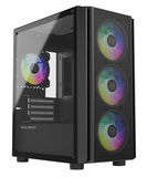 Vỏ cây máy tính (Case PC) KENOO ESPORT M300 -3F - Màu Đen