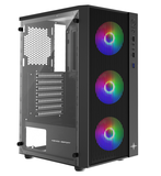 Vỏ cây máy tính (Case PC) KENOO ESPORT AF13 - 3F - Màu Đen