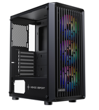Vỏ cây máy tính (Case PC) KENOO ESPORT AF301 - 3F - Màu Đen