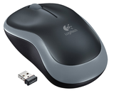 Chuột không dây Logitech M185 xám/xanh/đỏ