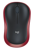 Chuột không dây Logitech M185 xám/xanh/đỏ