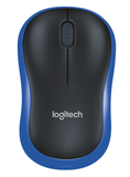 Chuột không dây Logitech M185 xám/xanh/đỏ