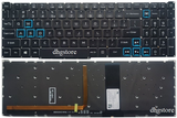 Bàn phím Laptop Acer Predator Helios 300 PH315-52 PH315-53 PH317-53 Aspire Nitro 5 AN515-43 AN515-51 AN515-52 AN515-53 AN515-54 (LED Trắng, BH 6TH) *CÁP LED TO 14 CHÂN*