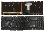 Bàn phím Laptop Acer Predator Helios 300 PH315-52 PH315-53 PH317-53 Aspire Nitro 5 AN515-43 AN515-51 AN515-52 AN515-53 AN515-54 (LED Trắng, BH 6TH) *CÁP LED TO 14 CHÂN*