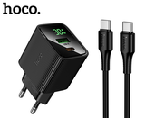 Bộ sạc Hoco CS84A PD30W+QC3.0 cao cấp kèm màn hình hiển thị kỹ thuật số (C đến C) (EU)