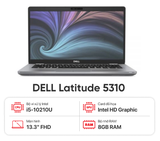 Laptop cũ [99%] Dell Latitude 5310 2 in 1 (i5-10310U | 8GB | 256GB | 13.3 inch FHD Xoay gập cảm ứng | Bạc) Tặng túi + Chuột * BẢO HÀNH 03 THÁNG *