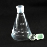 Bình tam giác cổ mài có nút 250ml