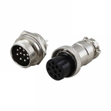 Jack GX16-10P nối dài (đực + cái)