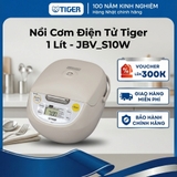 Nồi cơm điện tử Tiger  1 Lít _ Công nghệ Tacook độc quyền _ JBV_S10W _ Hàng chính hãng