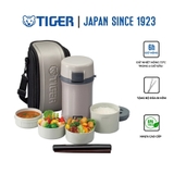 Hộp cơm giữ nhiệt Tiger 4 ngăn 1.48L - Công nghệ cách nhiệt chân không -LWU-F200 - Hàng chính hãng