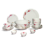 Bộ đồ ăn 22 sản phẩm Tulip ngà Loa Kèn Hồng