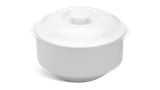 Thố cá nhân 9.7 cm + nắp - Jasmine - Trắng