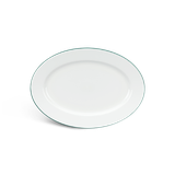 Dĩa Oval 25cm - Jasmine - Chỉ Xanh Lá