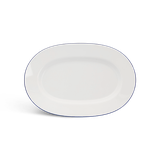 Dĩa Oval 32 cm - Camellia - Chỉ Xanh Dương