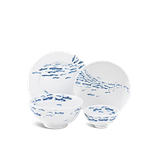 Bộ đồ ăn 10 sản phẩm - Jasmine - Cá Cơm Sương Mờ