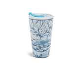 Ly sứ dưỡng sinh 0.48 L (K1) + nắp ống hút - Biển xanh