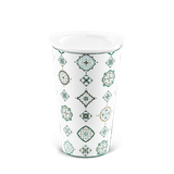 Ly sứ dưỡng sinh 0.48 L (K1) + nắp Dưỡng sinh Vintage (LTN)