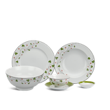 Bộ Đồ Ăn 36 Sản Phẩm - Jasmine - Hoa May Mắn