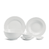 Bộ đồ ăn 10 người 36 sản phẩm - Jasmine - Trắng