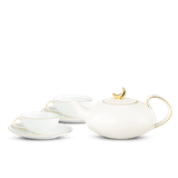 Bộ trà Elip 0.47 L - Anna - Viền Chỉ Vàng (Minh Nguyệt)