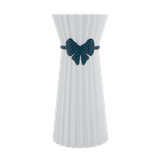 Bình hoa Thanh Tú 30 cm - Nơ Xanh Đậm