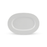 Dĩa Oval 28cm - Camellia - Trắng