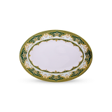Dĩa Oval 37 cm - Hoàng Cung - Sen Ngọc Bích