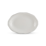 Dĩa Oval 25 cm - Đài Các IFP - Chỉ Bạch Kim