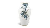 Bình hoa 27 cm - Chích Chòe & Quả Quất - Cobalt Vàng