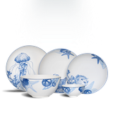 Bộ đồ ăn 17 sản phẩm - Timeless IFP - Đại Dương Sương Mờ